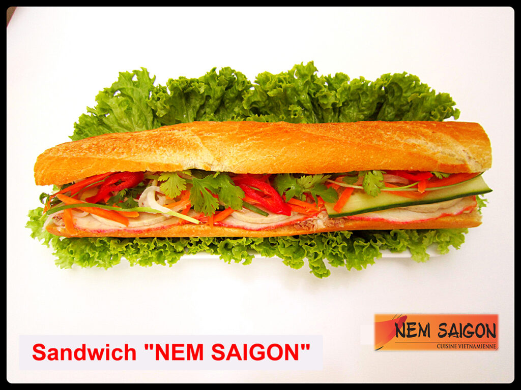 Sandwich NEM SAIGON gia tien 3€